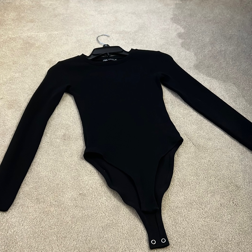 Zara black bodysuit